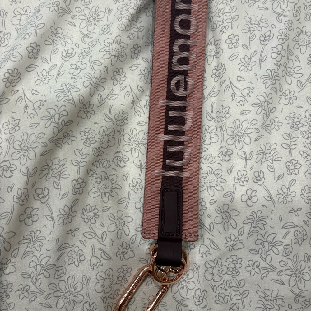 Lululemon Pink Strap with Gold Hardware
